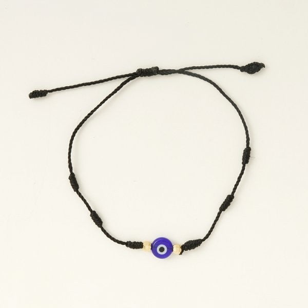 Turkish Lucky Evil Eye Bracelets Blue Evil Eye Bead Bracelet Men Women Handmade Lucky Jewelry Charm Bracelet Female Dropshipping