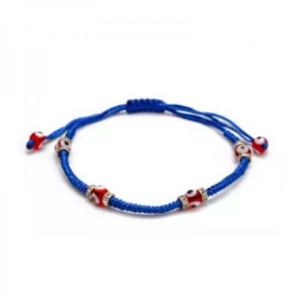 Turkish Lucky Evil Eye Bracelets Blue Evil Eye Bead Bracelet Men Women Handmade Lucky Jewelry Charm Bracelet Female Dropshipping
