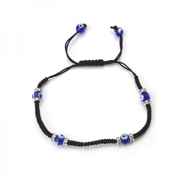 Turkish Lucky Evil Eye Bracelets Blue Evil Eye Bead Bracelet Men Women Handmade Lucky Jewelry Charm Bracelet Female Dropshipping