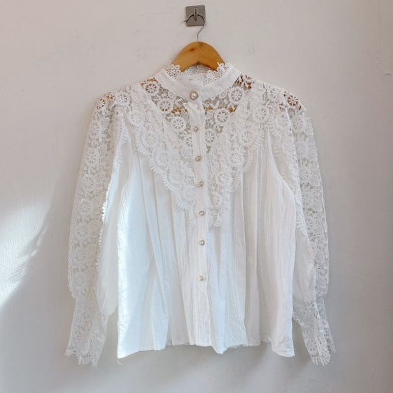 Vintage Victorian Lace Blouse