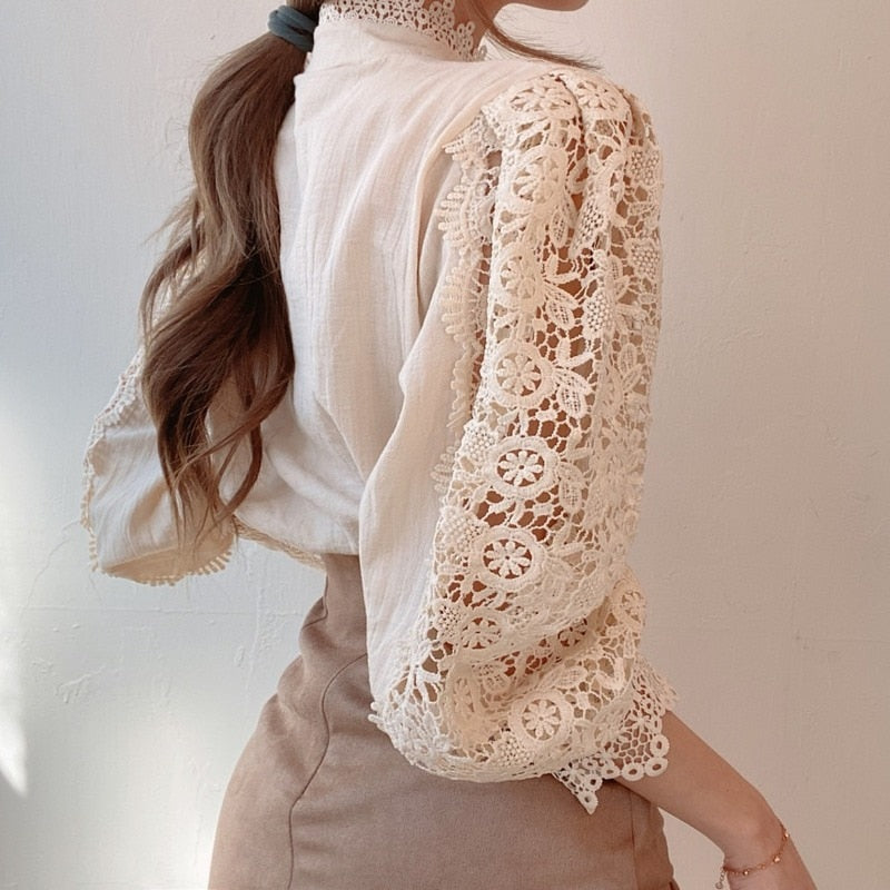 Vintage Victorian Lace Blouse