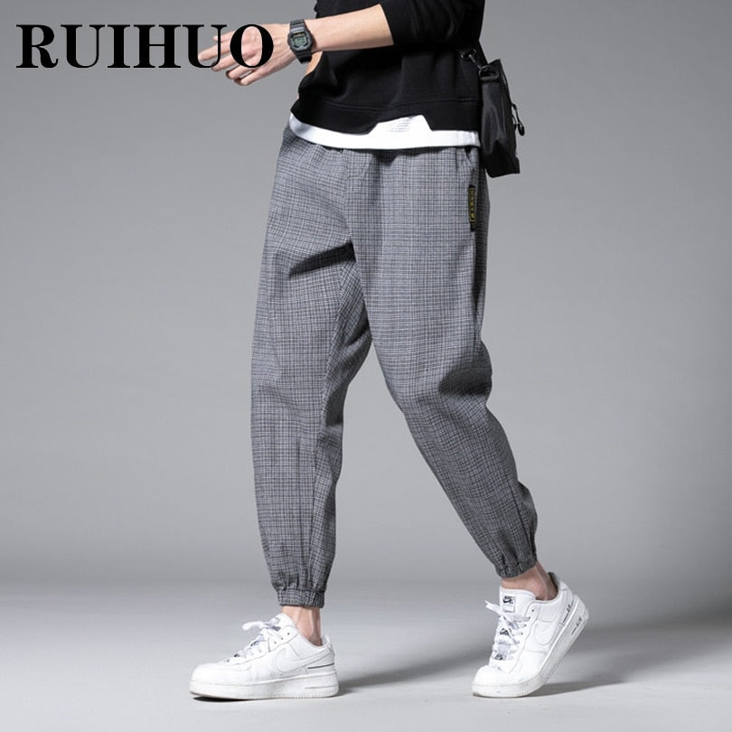 Plaid Jogger Sweatpants