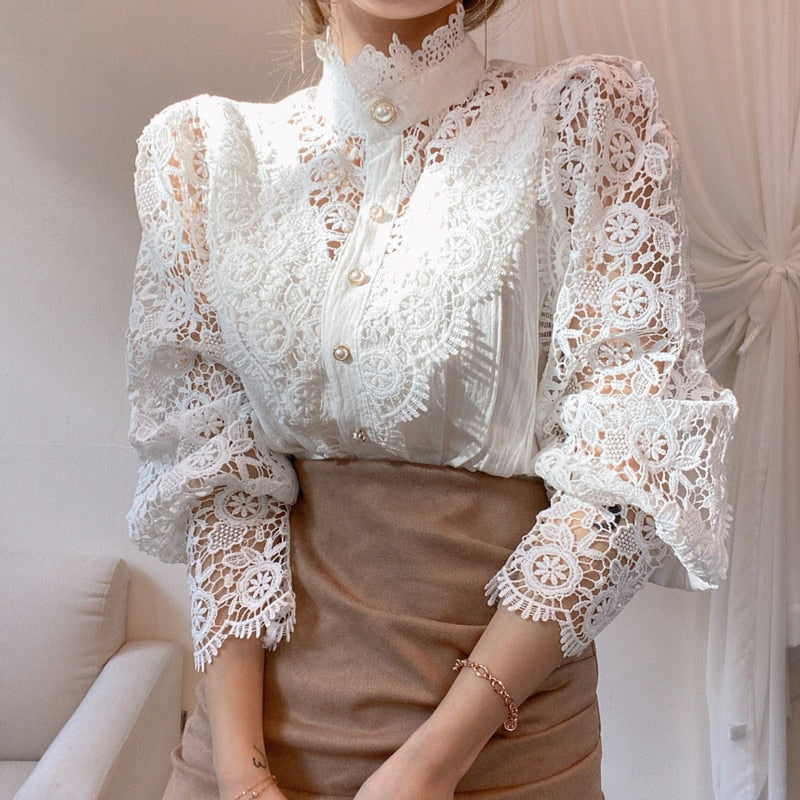 Vintage Victorian Lace Blouse