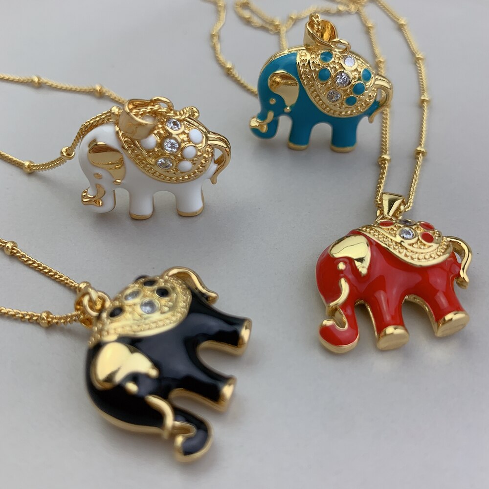 Traditional Style Elephant Necklace