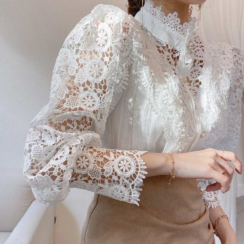 Vintage Victorian Lace Blouse