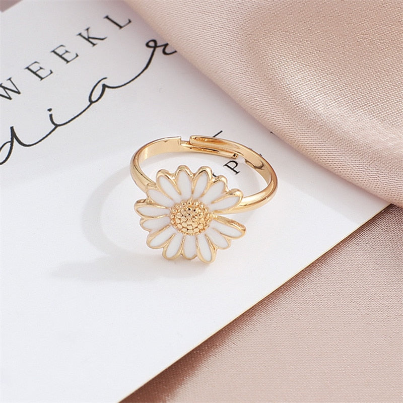 Sunflower Ring, Necklace, and Bracelet