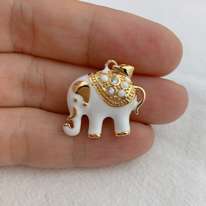 Fashion Elephant Charms Necklace Bracelet Pendant For DIY Jewelry Making Accessories