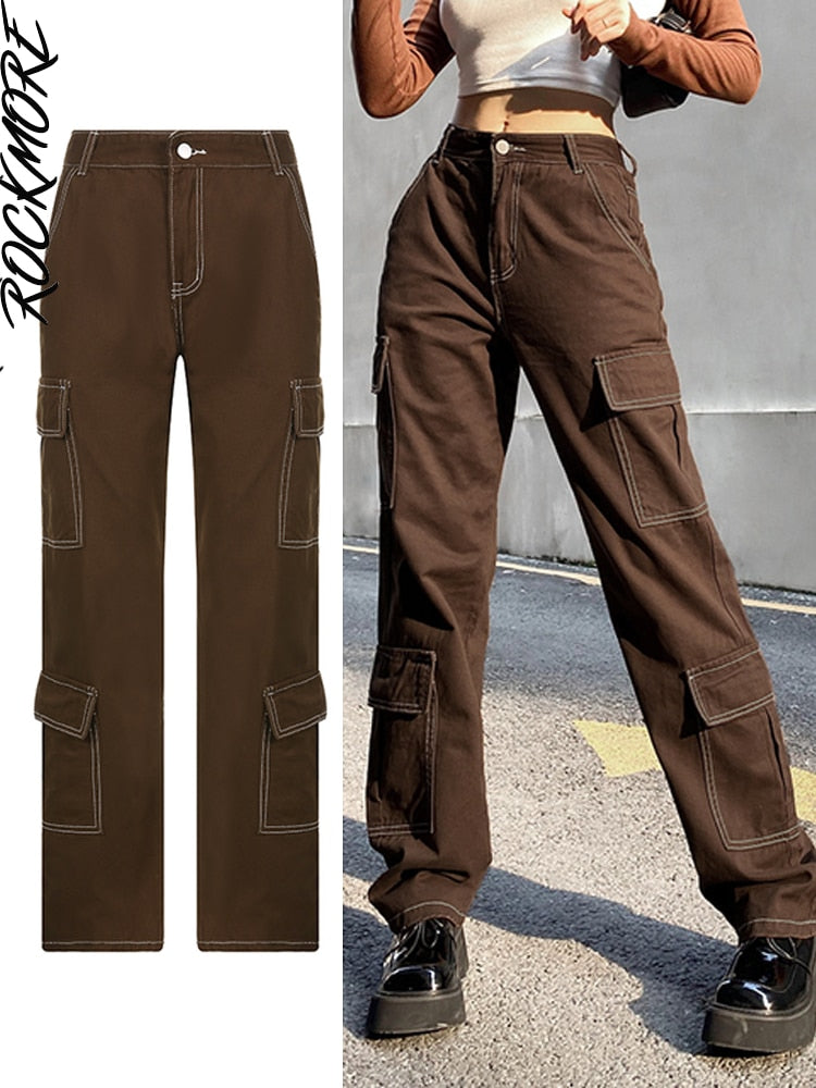 High Waist Cargo Pants