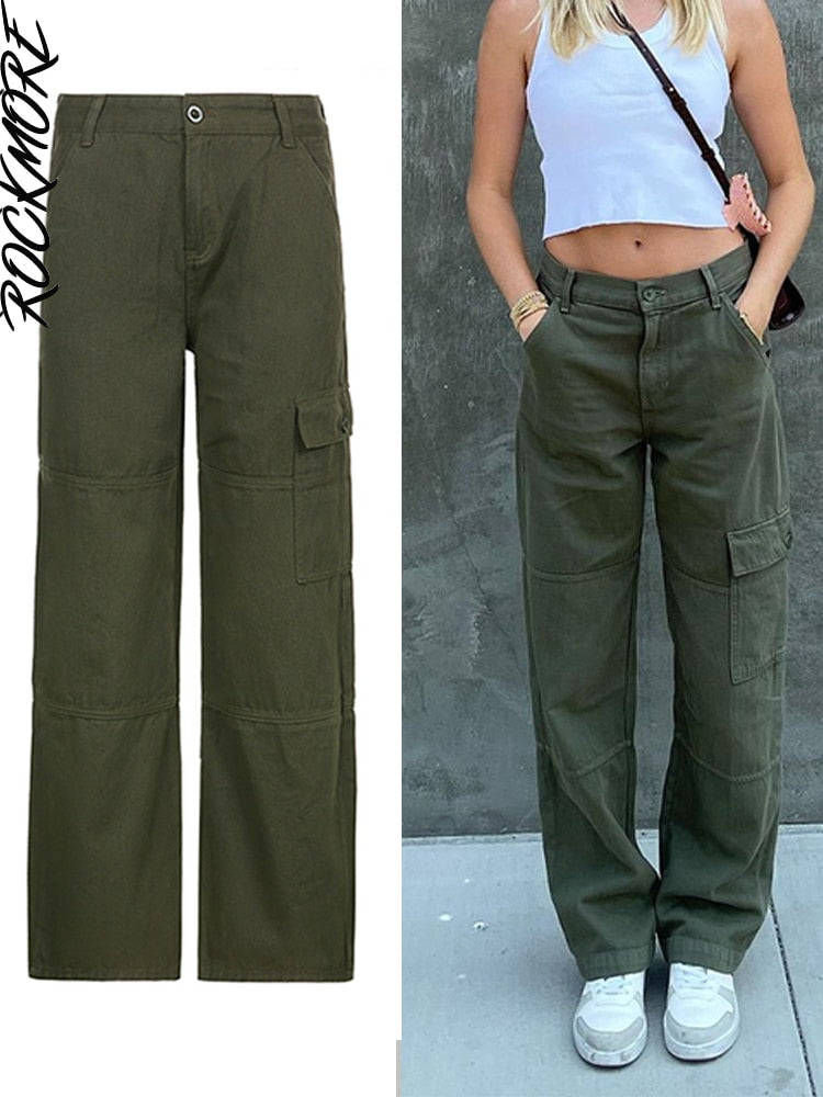 High Waist Cargo Pants