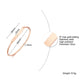 Trendy Round Circular Open Knot Cuff Bangle Bracelets For Women Elegant GoldColor Jewelry Noeud Armband Pulseiras