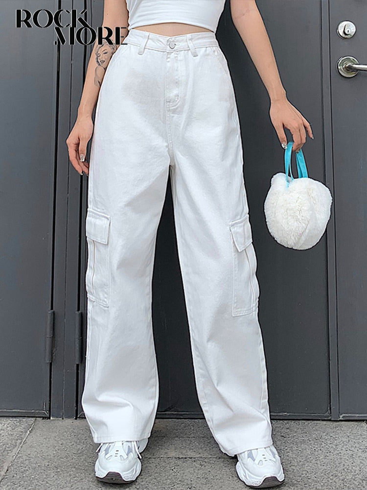 High Waist Cargo Pants