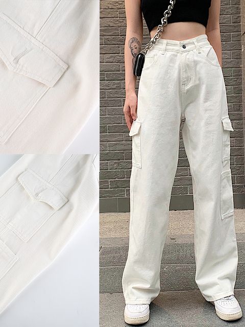 High Waist Cargo Pants