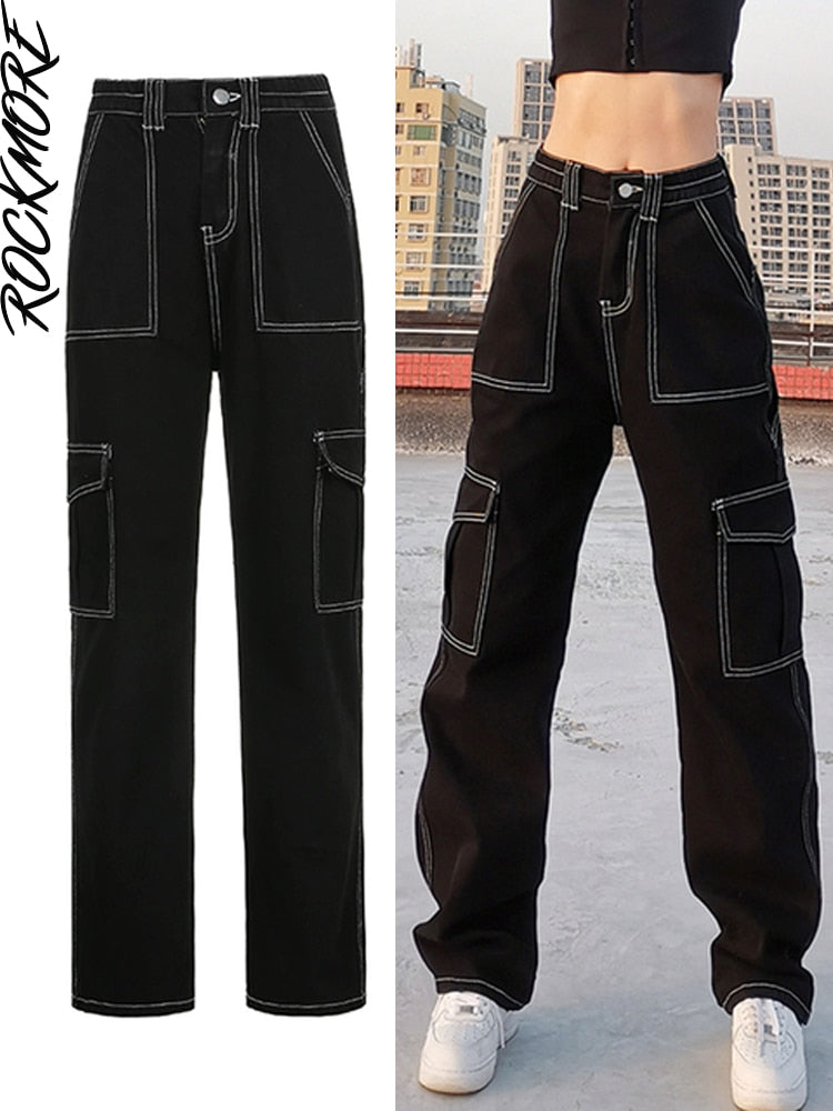 High Waist Cargo Pants