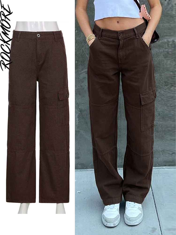 High Waist Cargo Pants