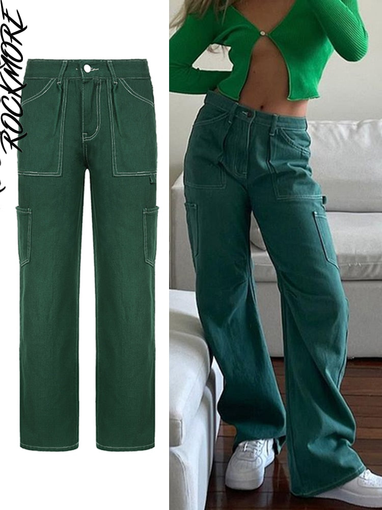 High Waist Cargo Pants