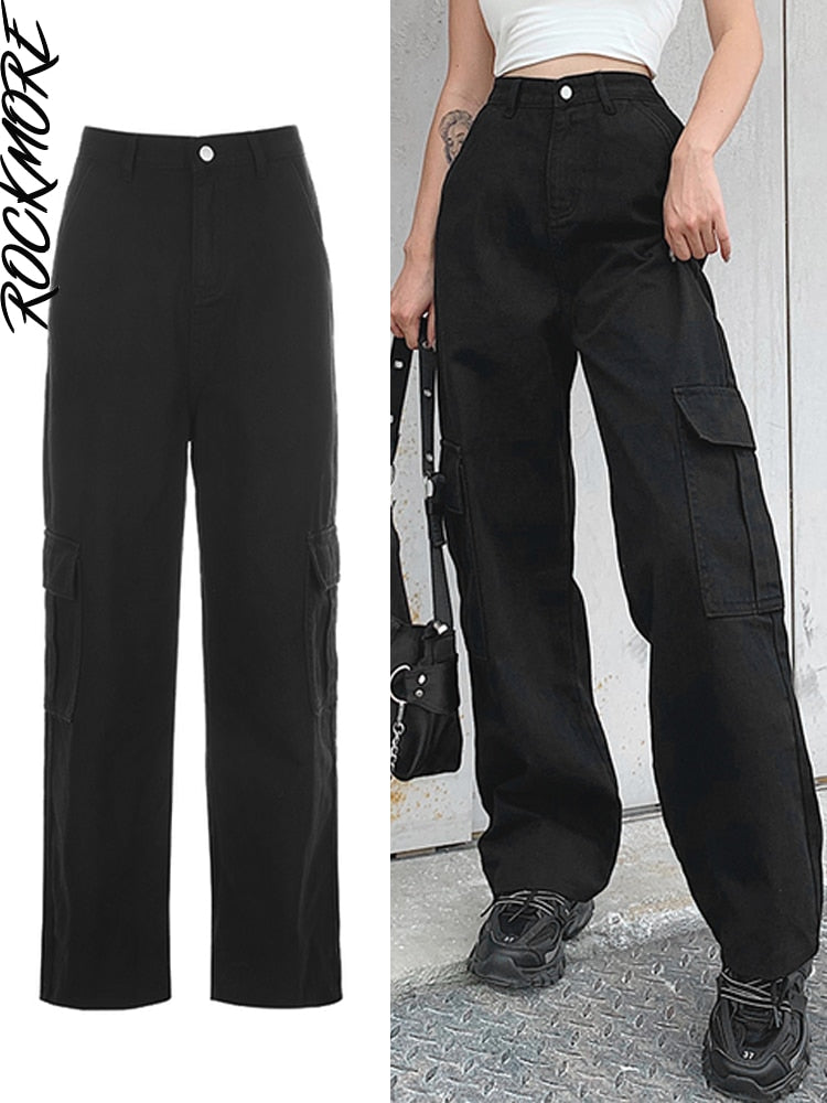 High Waist Cargo Pants